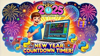 Python Coding for Kids: Build a New Year Countdown Timer!