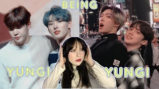 REACTING TO YUNHO AND MINGI OF ATEEZ | YUNGI