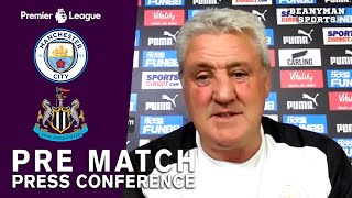 Steve Bruce FULL Pre-Match Press Conference - Man City v Newcastle - Premier League