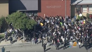 Montebello Students Stage Walkout To Protest Teacher Layoffs