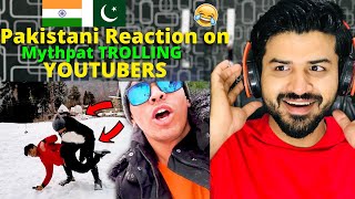 Pakistani React on Mythpat TROLLING YOUTUBERS IN MANALI | Slayy Point​ Triggered | Reaction Vlogger