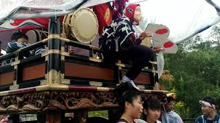 2017年10月15日 袋井浅羽 芝八幡神社 大祭 ラジオ店通り