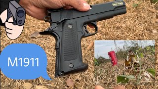 M1911 អាមេបាញ់ ប្រើរស័រ ដែកសុទ្ធ