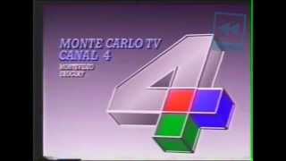 Canal 4 Monte Carlo TV - Identificador (c. 1990-1995)