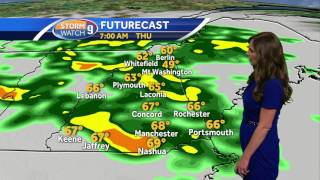 Watch: Downpours possible as humidity decreases