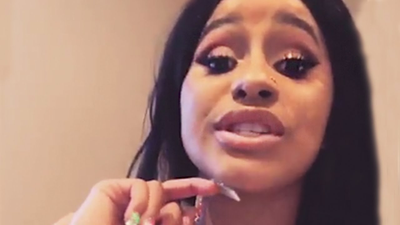 Cardi B Cries For Help In Emotional Post To Fans - YouTube