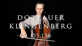 Dotzauer-Klingenberg Metodo para Violoncelo No.135-136 | Shifts | Change of Position