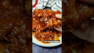 KFC Nashville Hot Chicken Tenders 😍 #kfc #chicken #shorts #youtubeshorts #recipe