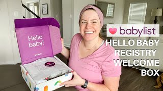 2022 Babylist Hello Baby Box | Baby Registry Box | Free Baby Stuff Unboxing