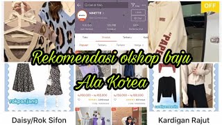 Rekomendasi Olshop Pakaian Ala Korea || Shopee Haul