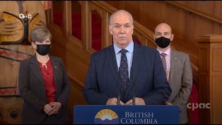 B.C. Premier John Horgan discusses changes to his cabinet and the Ukraine crisis – February 25, 2022