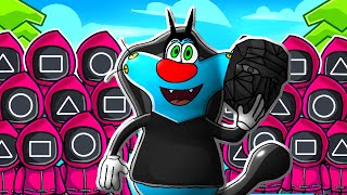 Roblox Oggy Become Famous Frontman In Squid Game !