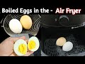 Trying Air Fryer Boiled Eggs | Hard Boiled Eggs In Air Fryer | Air Fryer Eggs