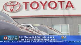 Toyota Recalls 115K Lexus Cars