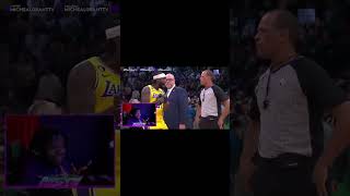 Lakers Fan REACTS To Patrick Beverley took a camera out to show LeBron got fouled😂 #shorts #lakers