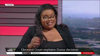 MK vs ANC | Electoral Court explains Zuma decision: Canny Maphanga updates