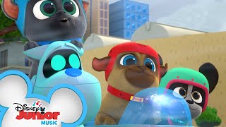 Sure is a Windy Day | Music Video | Puppy Dog Pals | Disney Junior