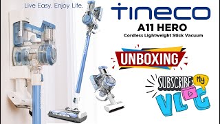 TINECO A11 HERO AFFORDABLE CORDLESS VACCUM COMPARE TO OTHER EXPENSIVE BRANDS! )RE UPLOAD/UNBOXING