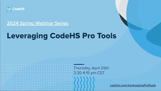 Leveraging CodeHS Pro Tools