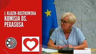 J. Kluzik-Rostkowska kontra M. Bieńkowski (NIK): Komisja ds. Pegasusa