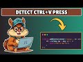 How to Detect Ctrl+V in Javascript