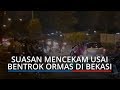 Suasana Mencekam Usai Bentrok Ormas di Bintara Bekasi Barat, Polisi Masih Berjaga di Lokasi