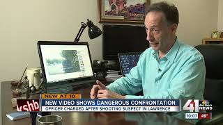 Lawrence Police release dash cam video of incident that led to man shot, officer charged