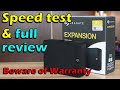 Seagate Expansion external HDD speed test, noise test & VERY important warranty information