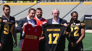 Hamilton Tiger-Cats welcome Rugby Canada to Tim Hortons Field