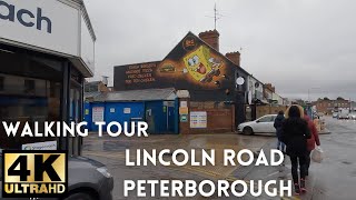 【4K】PETERBOROUGH | LINCOLN ROAD WALKING TOUR | JANUARY 2022