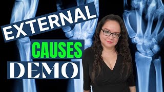 HOW TO STUDY EXTERNAL CAUSES IN MEDICAL CODING WITH DEMONSTRATION | MEDICAL CODING WITH BLEU