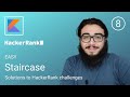 8. Staircase - HackerRank Kotlin Solution