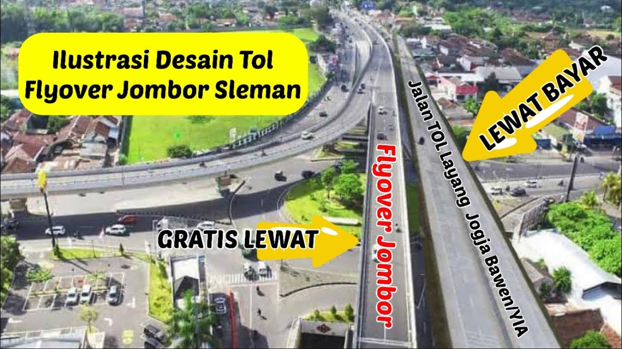 Jalan Tol Akan Melayang Di Selatan Flyover Jombor, Seperti Ini ...