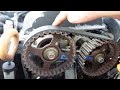 honda h23a1 timing belt water pump install