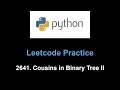 Leetcode 2641. Cousins in Binary Tree II (tree bfs)