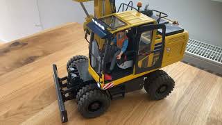 RC Fumotec Komatsu PW180, M 1:14, Light + Sound Functions, Mobile Excavator