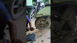 full service activa het #brakeshoe  #greenbush #activa #service #srinagar #buttons