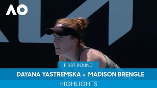 Dayana Yastremska v Madison Brengle Highlights (1R) | Australian Open 2022