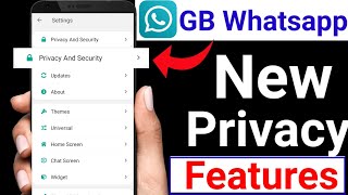 GB Whatsapp New privacy & Secretary Settings 🔐|| gb Whatsapp new setting 2023 ||