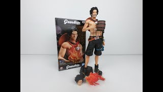 [Unboxing]\u0026[Review] ONE PIECE Grandista nero PORTGAS.D.ACE #702