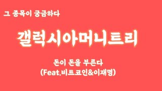 갤럭시아머니트리 돈이 돈을부르네(Feat.비트코인\u0026이재명)  #그종목이궁금하다#갤럭시아머니트리#주린이#공매도#심플형님감솨#보컬형님감솨