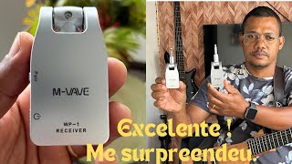 Transmissor sem fio M-VAVE WP-1 Para guitarra violão e contrabaixo.