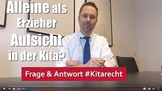 Kita2Day I Alleine als Erzieher Aufsicht in der Kita?