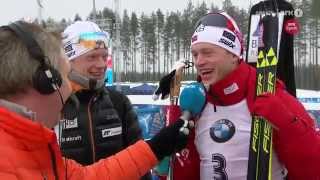 Kontiolahti 2015: Interview with Johannes Thingnes Bø and Tarjei Bø after pursuit