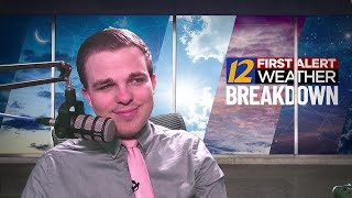 First Alert Weather Breakdown with Meteorologist Evan Thomason on who gets storms or not next wee...