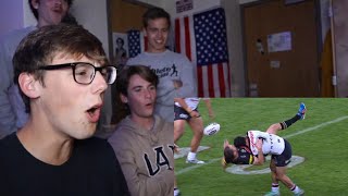 NFL FANS React to Hardest Rugby Hits!