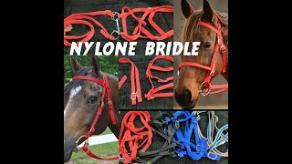 HORSE NYLONE BRIDLE | HOW TO ATTACHED BIT ON BRIDLE | SUPER LEATHER KATHOR | Horse accessories