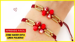 🌸 FLOWER BRACELET 🌸 EASY TUTORIAL how to make a THREAD BRACELET with FLOWERS #macramebracelets