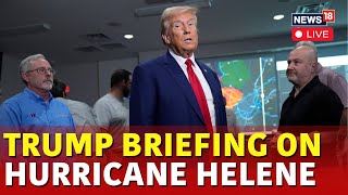 Trump Surveys Hurricane Helene Damage In Georgia; Harris Gets FEMA Briefing | N18G | News18 Live