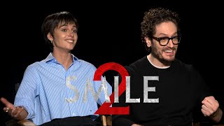 SMILE 2 interviews with Naomi Scott & director Parker Finn 4K